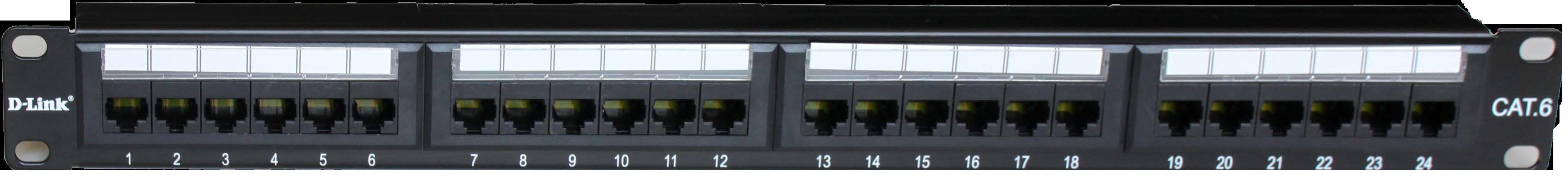 D-Link CAT6 UTP Loaded Patch Panel 24 Port 48 Port | 19 D-Link CAT6 UTP Loaded Patch Panel 24 Port 48 Port | 19